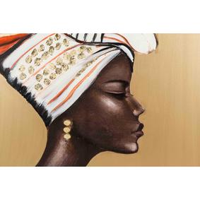 AFRICAN LADY NEW YAĞLIBOYA TABLO 100X100 CM