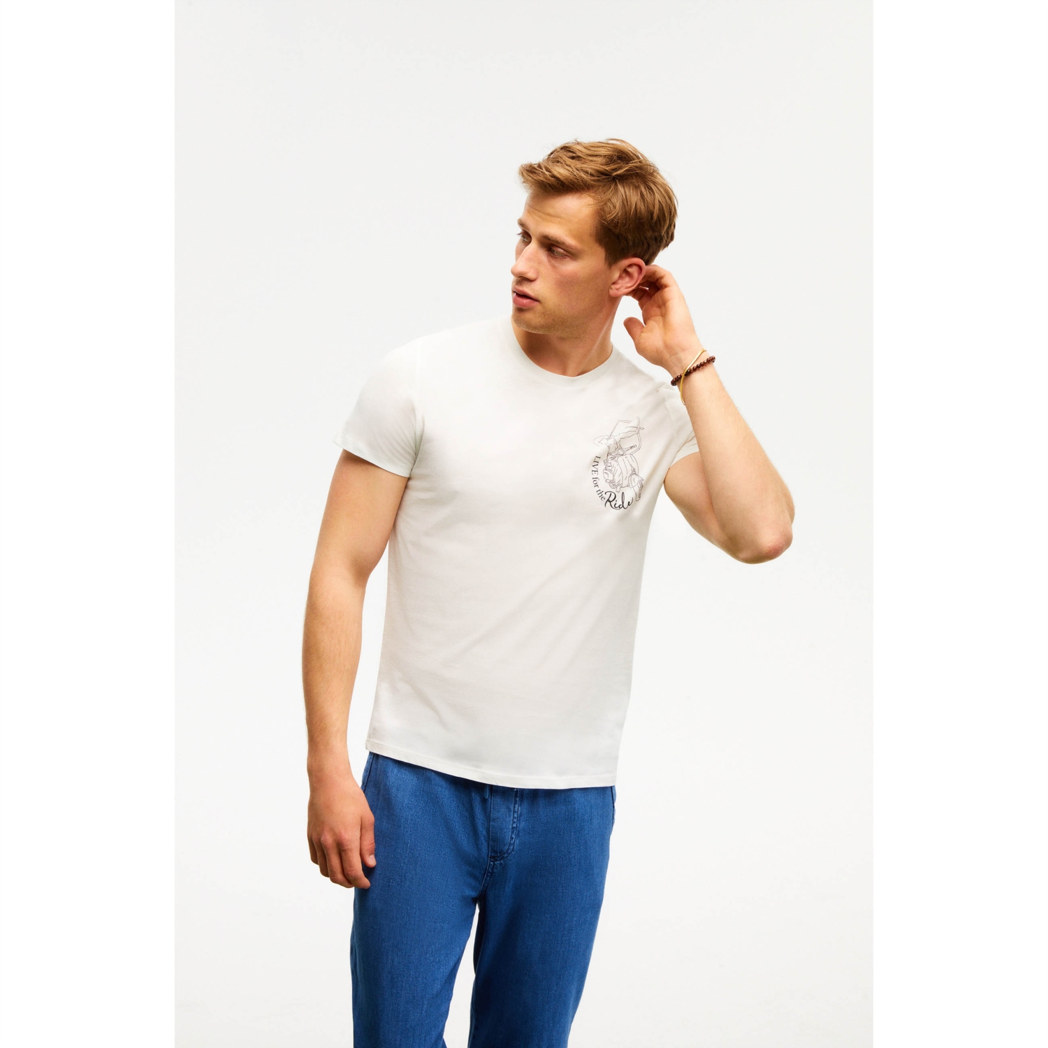 Lefties Shirt discount 79% WOMEN FASHION Shirts & T-shirts Jean Blue L 